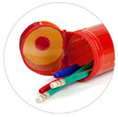 etui Pencil junior 6 x 24,5 cm rood