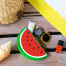 etui Watermeloen 19,5 x 10 cm siliconen rood/groen