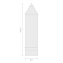 etui XL Pencil junior 24,5 x 6 cm rood