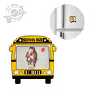 fotolijstje magnetisch School Bus 4,7 x 3,5 cm geel
