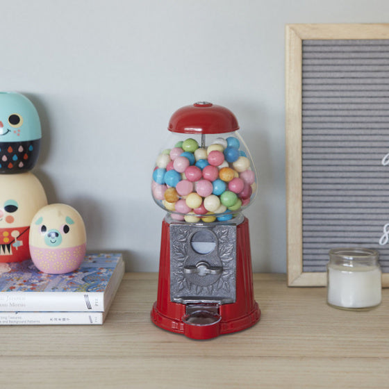 kauwgomballenautomaat American Dream 23 cm glas rood