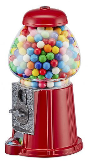 kauwgomballenautomaat American Dream 23 cm glas rood
