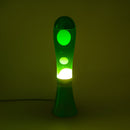 lavalamp Magma junior 45 x 12 cm aluminium blauw/lime