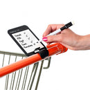 memobord Caddie 15 x 11,5 cm zwart/wit 2-delig