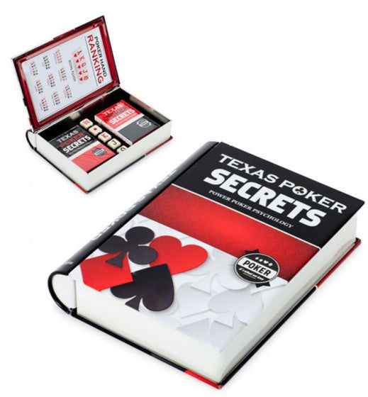 pokerset Secrets 19 x 15 cm metaal zwart