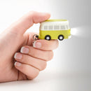 sleutelhanger busje met licht & geluid groen