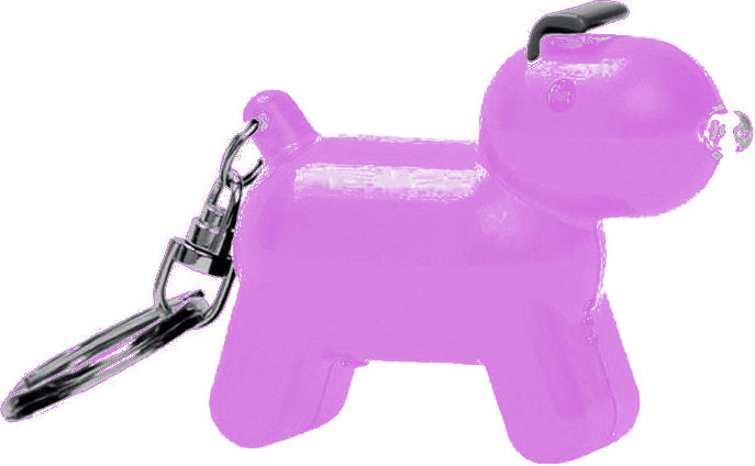 sleutelhanger Doggy junior 5 x 6 cm ABS groen