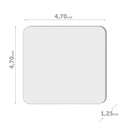 sleutelhanger/powerbank iPhone 4,7 cm 1200 mAh ABS zwart