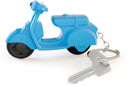 sleutelhanger Scooter 4 x 6,3 cm ABS blauw
