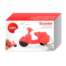 sleutelhanger Scooter 4 x 6,3 cm ABS rood