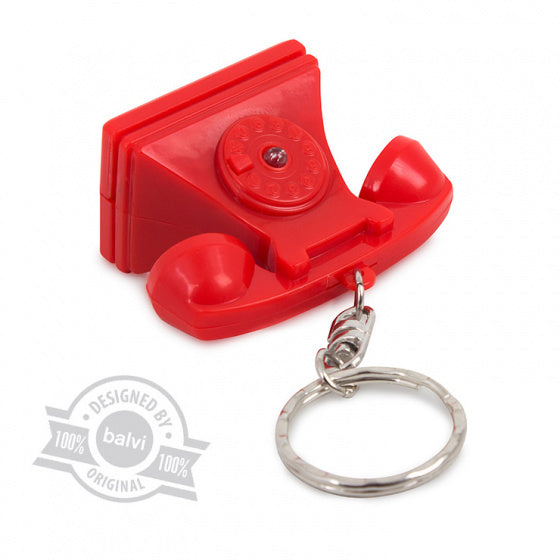 sleutelhanger & sleutelzoeker Telefoon 4,5 cm ABS rood