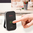 sleutelzoeker & sleutelring 9 x 5 cm kunststof zwart