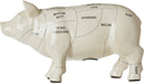 spaarpot Cuts of Pork 33 x 11 cm keramiek wit