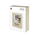 spaarpot Dreams 19,5 x 14,5 x 5 cm MDF naturel