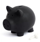 spaarpot Oink Bank 18,5 x 20 cm keramiek zwart