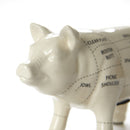spaarpot Varken 11 x 20 x 7 cm keramiek wit