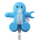 tandenborstelhouder Vriend 6 x 6 cm ABS blauw