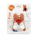 tandenborstelhouder Vos 5,6 cm PVC bruin