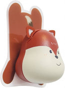 tandenborstelhouder Vos 5,6 cm PVC bruin