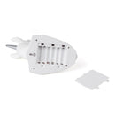 wandlamp Eenhoorn junior 22 cm ABS wit