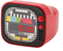 wekker TV junior 8 x 9 cm ABS rood