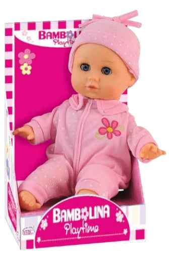 babypop Dimian junior 30 cm textiel roze