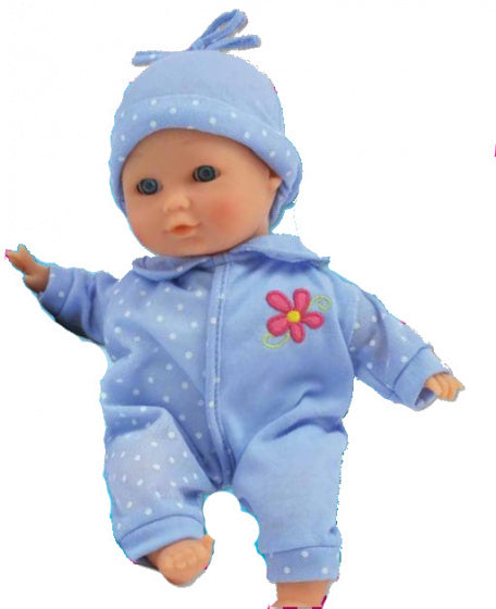 babypop Dimian junior 30 cm textiel blauw