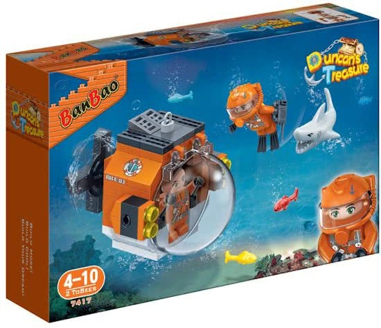 bouwpakket Duncan's Treasure Onderzeeër 84-delig