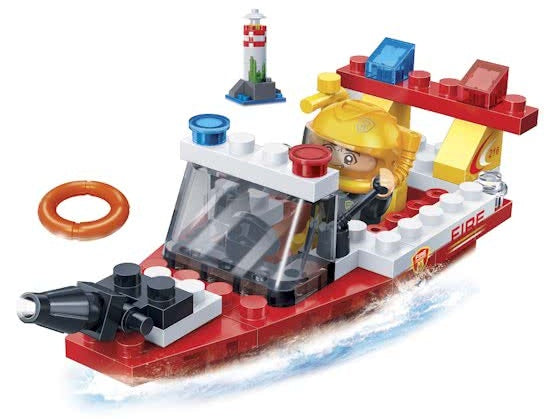 bouwpakket Brandweer Rescue Boat 62-delig