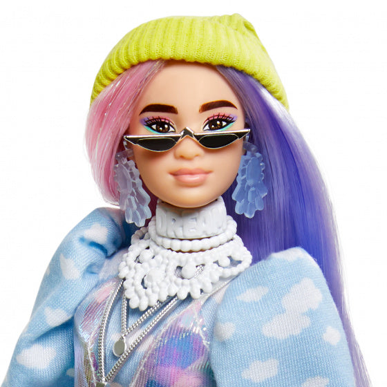 tienerpop Extra Unicorn-pig roze/paars 2-delig