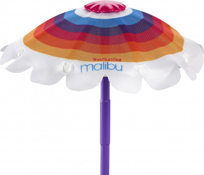 strandset Loves The Ocean meisjes geel/roze 4-delig