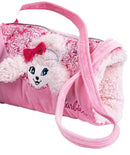 handtas hond junior 25 x 30 cm pluche lichtroze