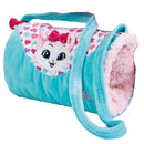 handtas kat junior 25 x 30 cm pluche lichtblauw