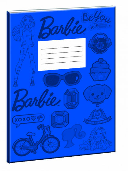 notitieboek meisjes B5 papier 40 pagina's blauw