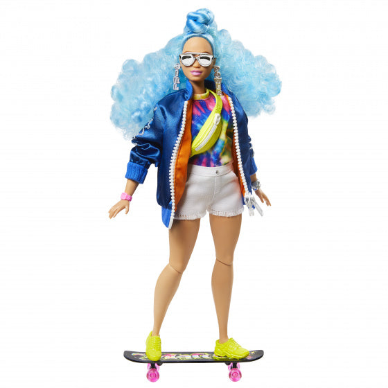 tienerpop Extra junior 30 cm blauw