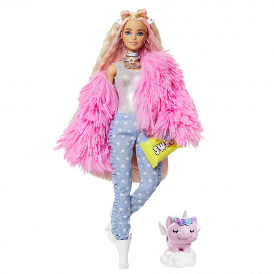 tienerpop Extra junior 30 cm roze