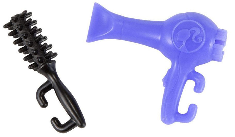 tienerpop kapster meisjes 32,5 cm blauw/paars