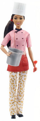 tienerpop kok meisjes 32,5 cm roze/rood