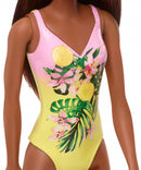 tienerpop Beach meisjes 32,5 cm geel/roze