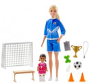 Barbie Voetbalcoach Speelset