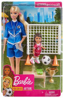 Barbie Voetbalcoach Speelset