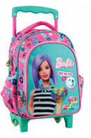 trolley rugzak 7,4 liter softcase roze/groen