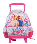 trolleyrugzak meisjes 11,2 liter polyester roze/blauw