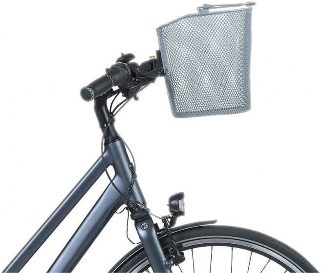 Basil fietsmand Bremen KF 14 liter staal zilver - 10229