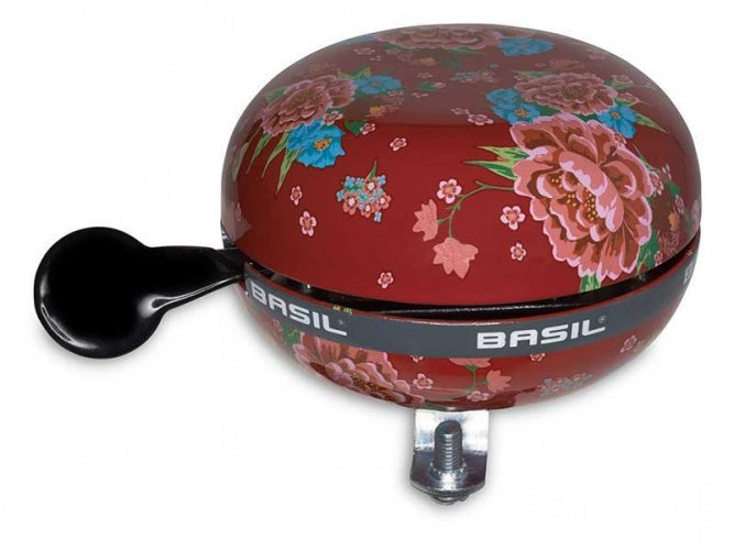 Fietsbel Basil Bloom ø80mm - scarlet red