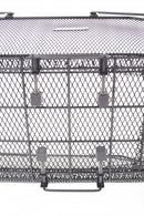 Fietsmand Basil California 49 x 37 x 19 cm met dragerbevestiging - zwart