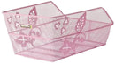 Fietsmand Basil Cento Flower met bagagedragerbevestiging 45 x 31 x 21 cm - roze