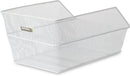 Fietsmand Basil Cento 45 x 31 x 21 cm met dragerbevestiging - wit