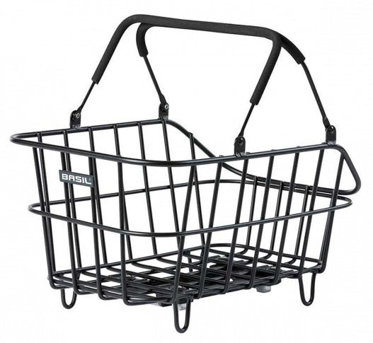 Fietsmand Basil Cento Alu MIK 46 x 34 x 26 cm - mat zwart