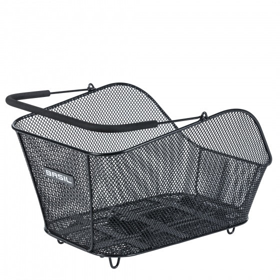 Fietsmand Basil Icon M MIK 40 x 33 x 25 cm - zwart